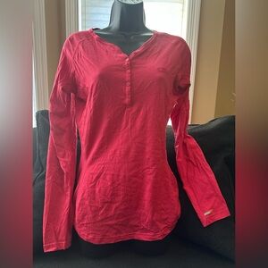 Icebreaker Bodyfit 200 merino henley · women’s size l